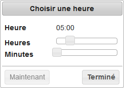 Premier timepicker