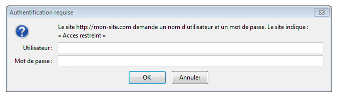 Authentification HTTP